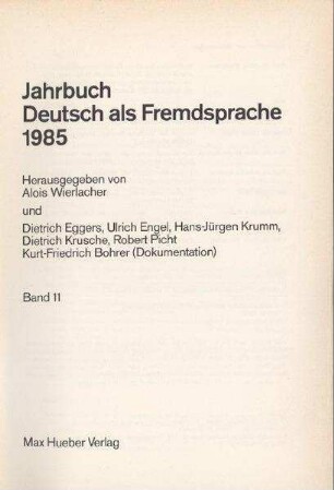 Kurt Rein: Einführung in die kontrastive Linguistik, Darmstadt, Wiss. Buchges., 1983, 169 S.