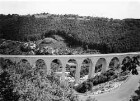 Drachenlochbrücke, km 152,933 Wiederaufbau abgeschlossen, Die Brücke wurde 1935 - 1937 gebaut, 1945 gesprengt und 1949/50 wieder aufgebaut.