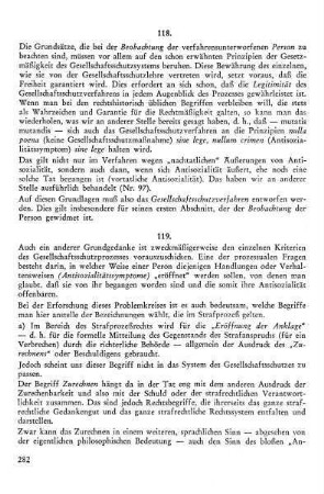 118. Das Prinzip der Gesetzmäßigkeit