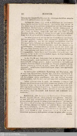 Koerner, Dr. Christian Gottfried