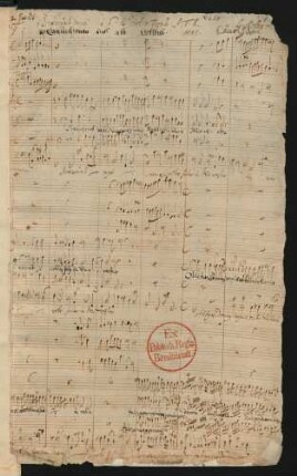 Dixerunt impii non est; V (3), orch, bc; D-Dur; BufC p.33