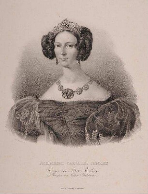 Bildnis von Friederike (1811-1902), Herzogin von Anhalt-Bernburg
