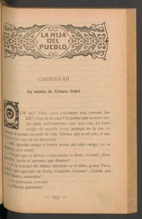 Capítulo XII - La misión de Urbano Soleil
