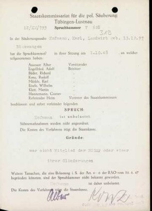 Hofmann, Karl