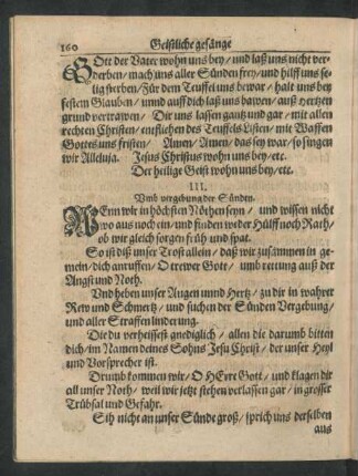 III. Umb vergebung der Sünden.