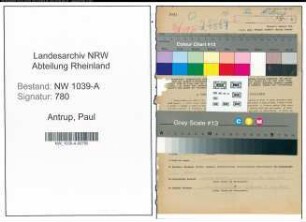 Entnazifizierung Paul Antrup , geb. 01.05.1894 (Abteilungsleiter)