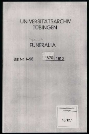 10/12,1 [Nr. 16]: Todesanzeige der Elisabetha, Ehefrau des M. Achatius Sturmius, öffentlicher Notar.