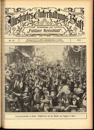 Ausgabe vom Sonntag, den 29. Oktober 1911.