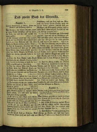 Das zweite Buch der Chronika.