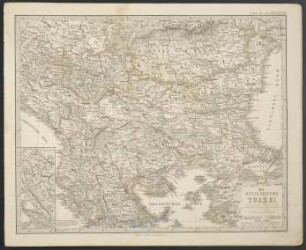 Die Europaeische Türkei [Hand-Atlas über alle Theile der Erde nach dem neuesten Zustande und über das Weltgebäude]