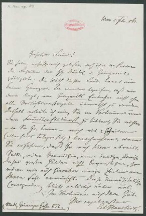 Brief an Robert Volkmann : 02.02.1862