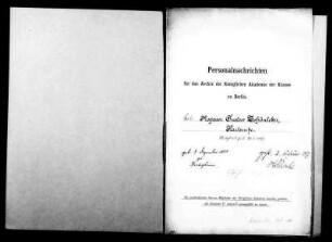 Schönleber, Gustav - Maler 1891 - Januar - 31