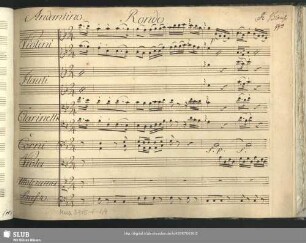 Rondo: Nel lasciarvi amati rai