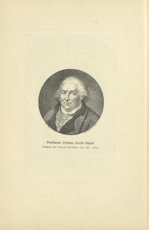 Professor Johann Jacob Engel. Mitglied der General-Direktion von 1787-1794