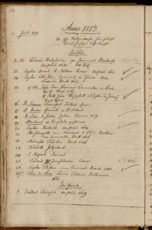 Von [...] Mutzenbecher hier gekauft und aus hiesiger Casse bezahlt.