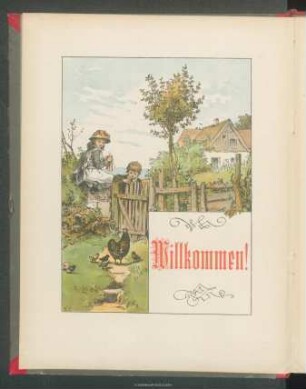 Willkommen : ein Bilderbuch zur Lust und Lehre für artige Kinder