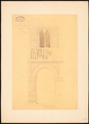Loggia del Bigallo, Florenz: Ansicht (unfertig)