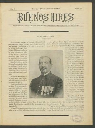 Ricardo Gutiérrez : [Murió] el 23 del actual