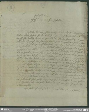 Eigenh. Brief von Hermann Harless an August Wilhelm von Schlegel, Herford, 10.09.1836