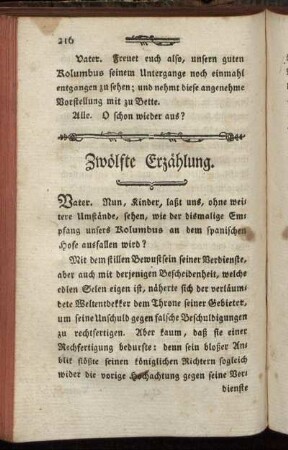 Zwölfte Erzählung.