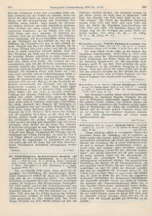356 [Rezension] Wotschke, Theodor, Polnische Studenten in Frankfurt