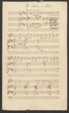 Auftrag; V, pf; D-Dur; W A/137.6; op. 5 no. 6