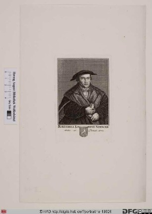 Bildnis Bartholomäus Lorenz Schwab