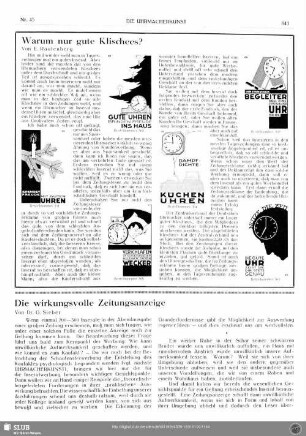 Die wirkungsvolle Zeitungsanzeige
