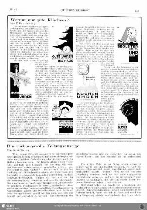 Die wirkungsvolle Zeitungsanzeige