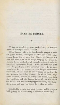 Naar de bergen