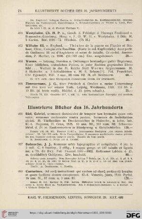 Illustrierte Bücher des 16. Jahrhunderts (Nr. 466 - 496)
