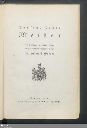 Tausend Jahre Meissen