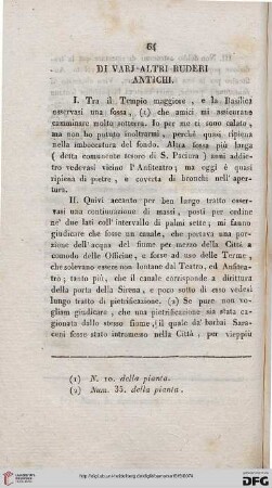 Di vari altri ruderi antichi