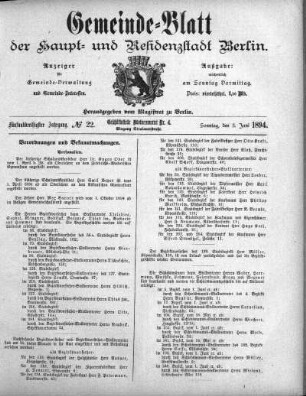 1894,22: No. 22, 3. Juni 1894