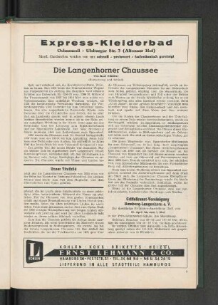 Die Langenhorner Chaussee