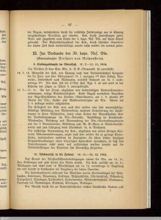 III. Im Verbande der 30. bayr. Res. Div.