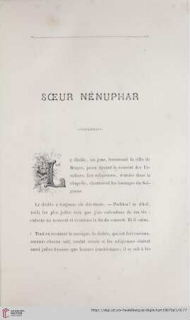 Soeur Nénuphar
