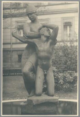 Brunnen Aufruf, 1914/17, Bronze