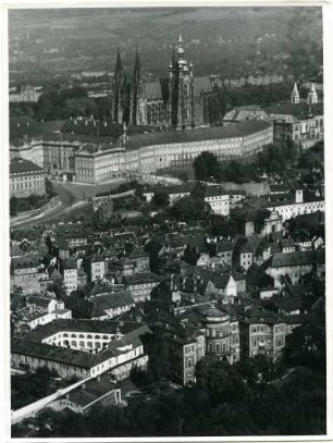 Blick vom Laurenziberg auf die Kleinseite, Prag, Böhmen und Mähren