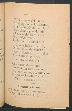 Cantar eterno