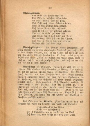 Gleichgewicht.