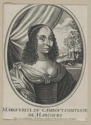 Bildnis der Margverite dv Cambovt, Comtesse de Harcovrt