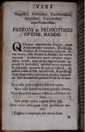 Patroni ac Promotores Optimi, Maximi.