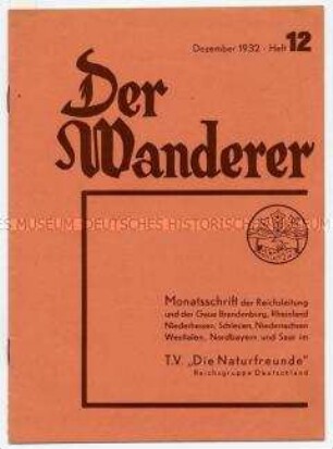 Monatszeitschrift des Touristen-Vereins "Die Naturfreunde"