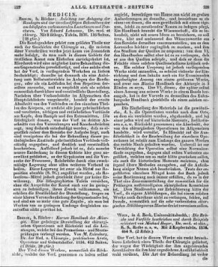 Hager, M.: Die Brüche und Vorfälle beschrieben und durch Beispiele erläutert. Wien: Beck 1834
