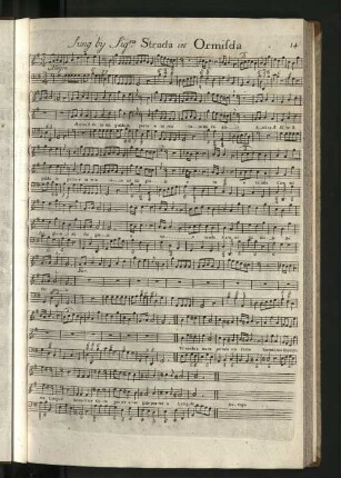 Sung by Sig.ra Strada in Ormilda