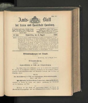 No. 185, 3. August 1916