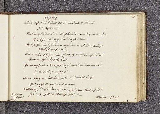 Marianne Gosch. – Hamburg, 25.08.1789