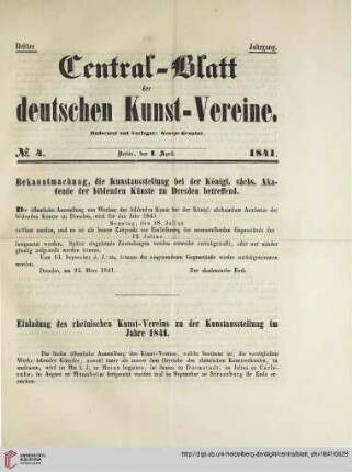 Nr. 4 (1. April 1841)
