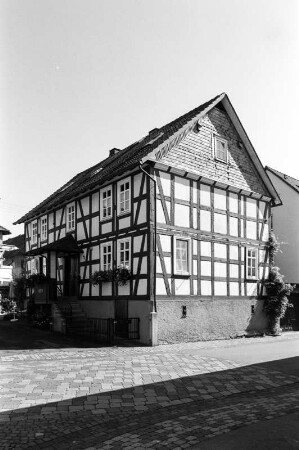 Wohnhaus (Hofreite, Fachwerk); Allendorf, Mühlenstraße 1